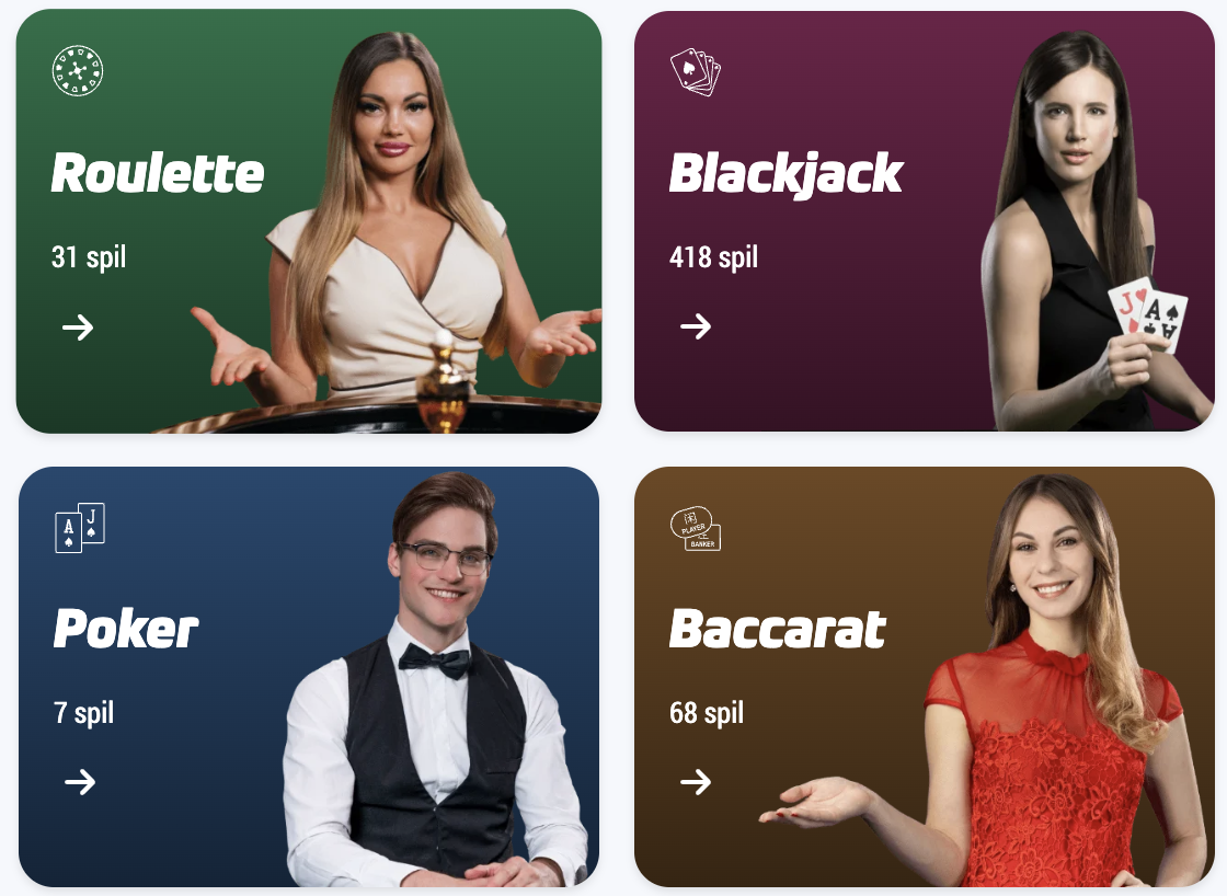 Bet25 Casino – over 1700 slots og live casino spil
